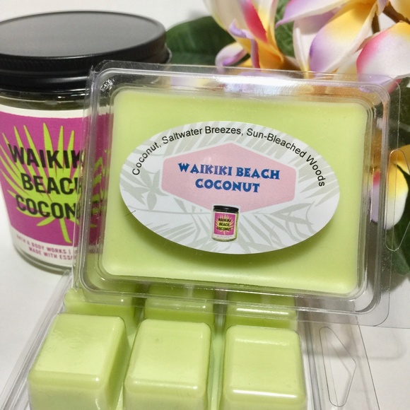 3/$18 WAIKIKI BEACH COCONUT Wax Melts
